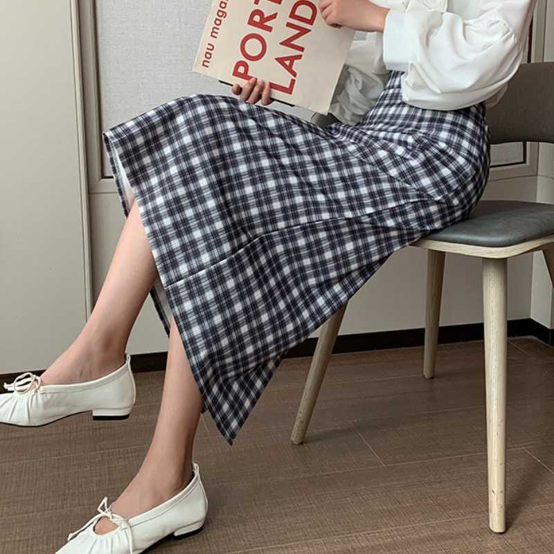Women Elegant OL Skirt Ladies Plaid Midi Spring Summer Fashion Party Office High Waist s Female 210526, Photo color
Women Elegant OL Skirt Ladies Plaid Midi Spring Summer Fashion Party Office High Waist s Female 210526, Photo color