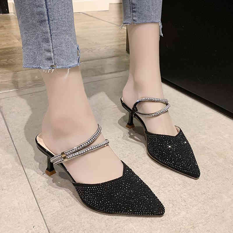 Dress Shoes Lucyever Crystal Strap High Heels Sandals Women 2021 Sexy Pearl Pointed Toe Pumps Woman Thin Slippers Banquet 9BPE, Gold
Dress Shoes Lucyever Crystal Strap High Heels Sandals Women 2021 Sexy Pearl Pointed Toe Pumps Woman Thin Slippers Banquet 9BPE, Gold