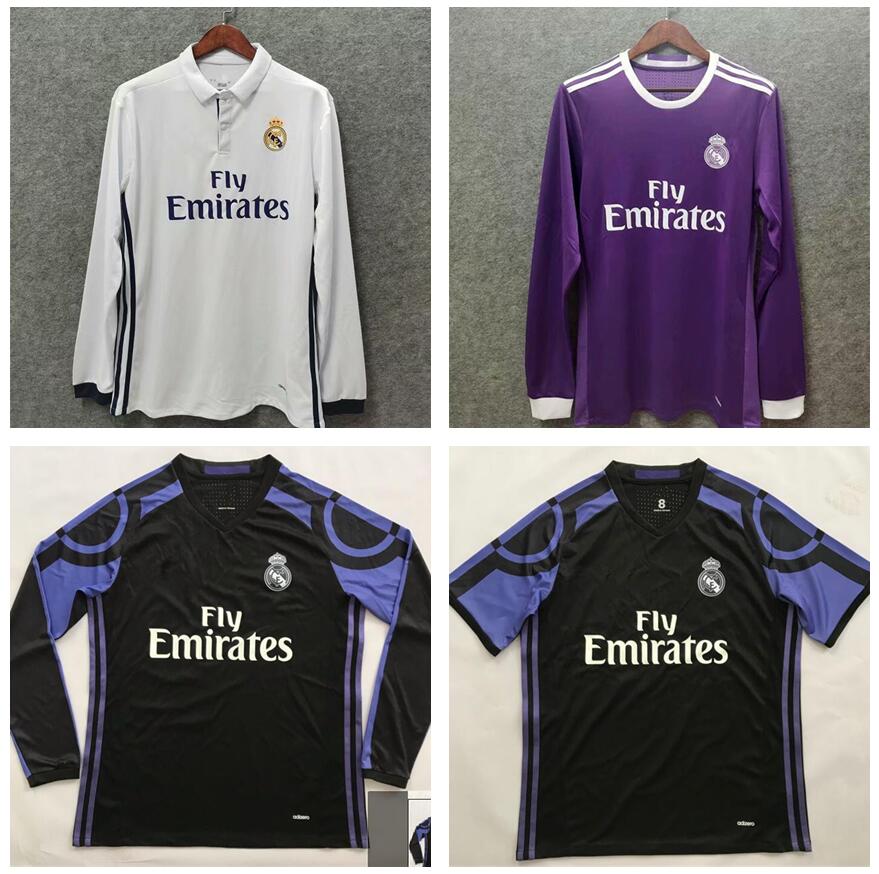 Retro 2016 2017 soccer jersey BENZEMA football shirt 2016 JAMES Vintage SERGIO RAMOS BALE Long sleeve vin jr Football shirt, 2016-17
Retro 2016 2017 soccer jersey BENZEMA football shirt 2016 JAMES Vintage SERGIO RAMOS BALE Long sleeve vin jr Football shirt, 2016-17