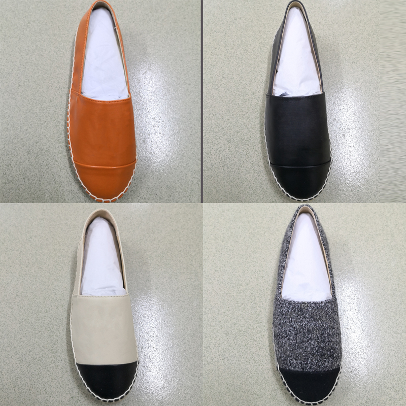 2021 New leather Espadrilles shoes canvas shoes classic Loafers Real Lambskin Summer trainers Loafers Espadrilles Size 35-42 with Box, Color 1
2021 New leather Espadrilles shoes canvas shoes classic Loafers Real Lambskin Summer trainers Loafers Espadrilles Size 35-42 with Box, Color 1