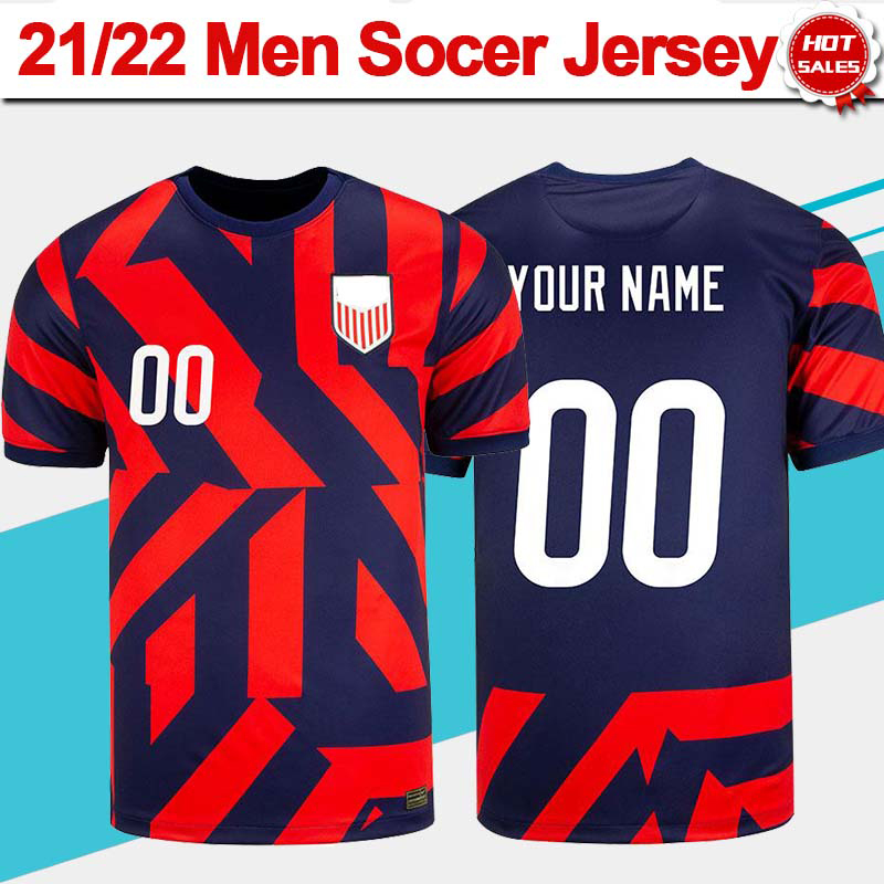 #10 PULISIC America soccer jersey State nation team 21/22 Men Adult Away Red Blue Soccer shirt short sleeve 2021/2022 Football Uniforms, Black;yellow
#10 PULISIC America soccer jersey State nation team 21/22 Men Adult Away Red Blue Soccer shirt short sleeve 2021/2022 Football Uniforms, Black;yellow