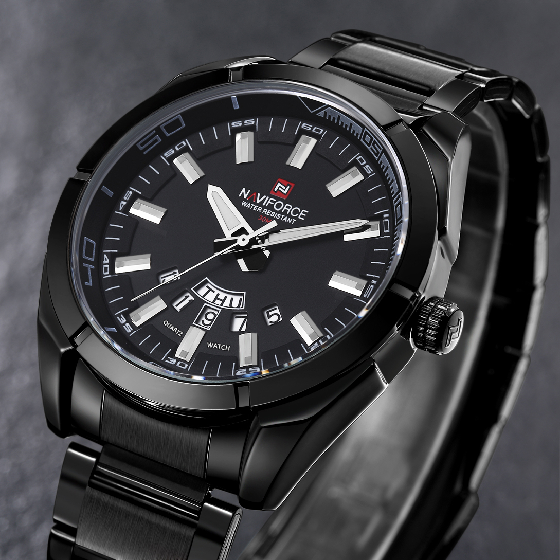 NAVIFORCE Men Watch Sport Fashion Mens Stainless Steel 30M Waterproof Date Wristwatches Relogio Masculino Clock Timepiece 2021g, White without box
NAVIFORCE Men Watch Sport Fashion Mens Stainless Steel 30M Waterproof Date Wristwatches Relogio Masculino Clock Timepiece 2021g, White without box