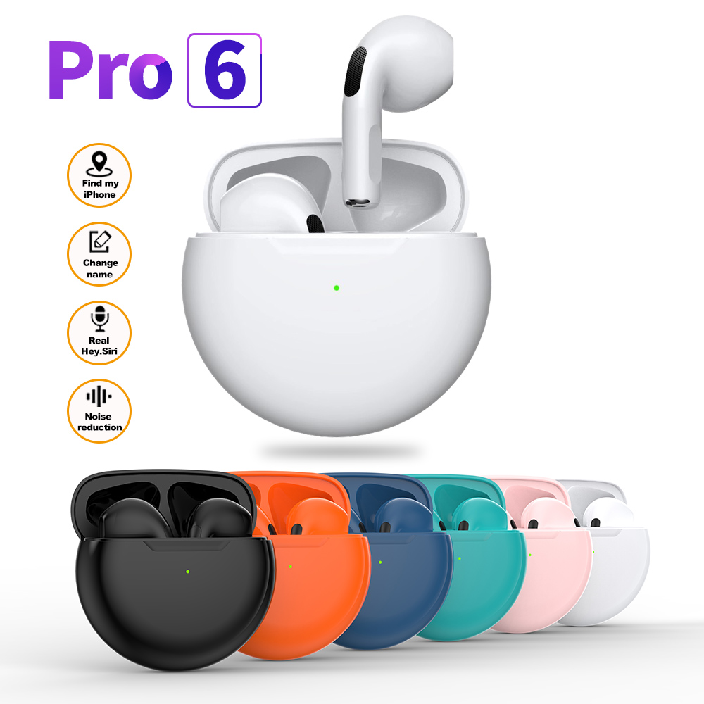 Original TWS Air Pro 6 Bluetooth Earphones HiFi Stereo Wireless Headphones Gaming Earbuds Sport Headset With Microphone 9D Pro6
Original TWS Air Pro 6 Bluetooth Earphones HiFi Stereo Wireless Headphones Gaming Earbuds Sport Headset With Microphone 9D Pro6