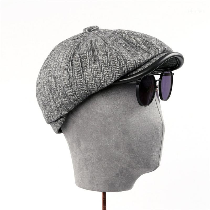 Berets Men's Wool Belend Cashmere Knitted Fabric Hats Sboy Caps Patchwork Genuine Sheepskin Leather Beret Hat, Gray
Berets Men's Wool Belend Cashmere Knitted Fabric Hats Sboy Caps Patchwork Genuine Sheepskin Leather Beret Hat, Gray