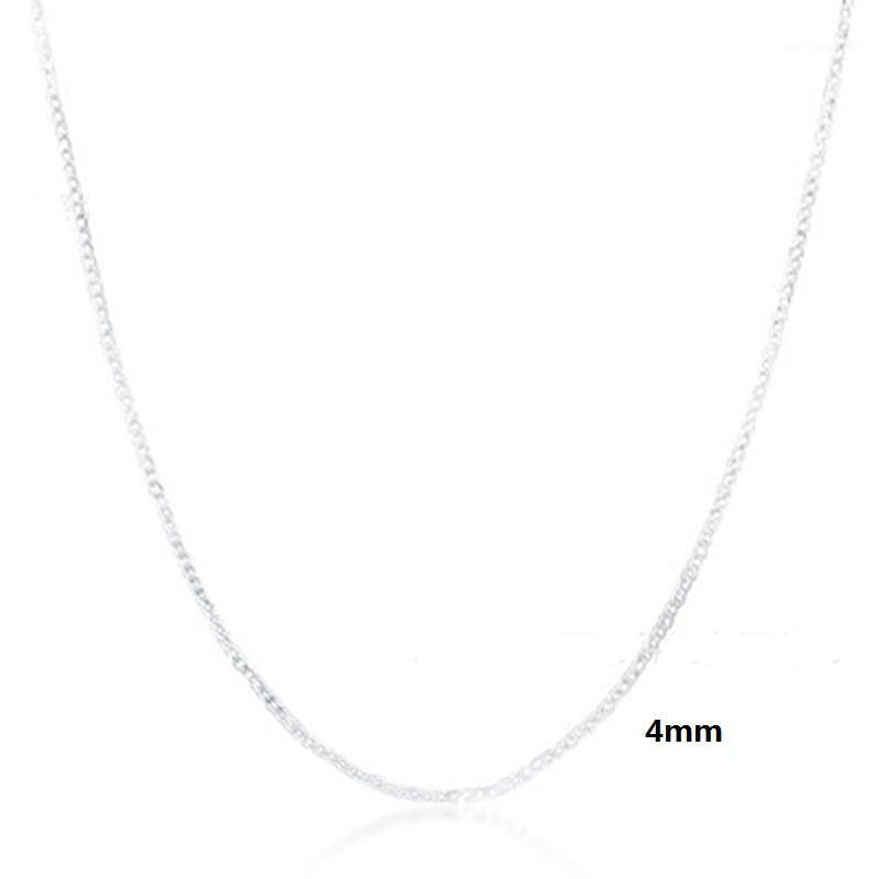 Chains Wholesale 925 Sterling Silver 4MM Side Chain Jewelry With Cross 16/18/20/22/24 Inch Ladies Party
Chains Wholesale 925 Sterling Silver 4MM Side Chain Jewelry With Cross 16/18/20/22/24 Inch Ladies Party