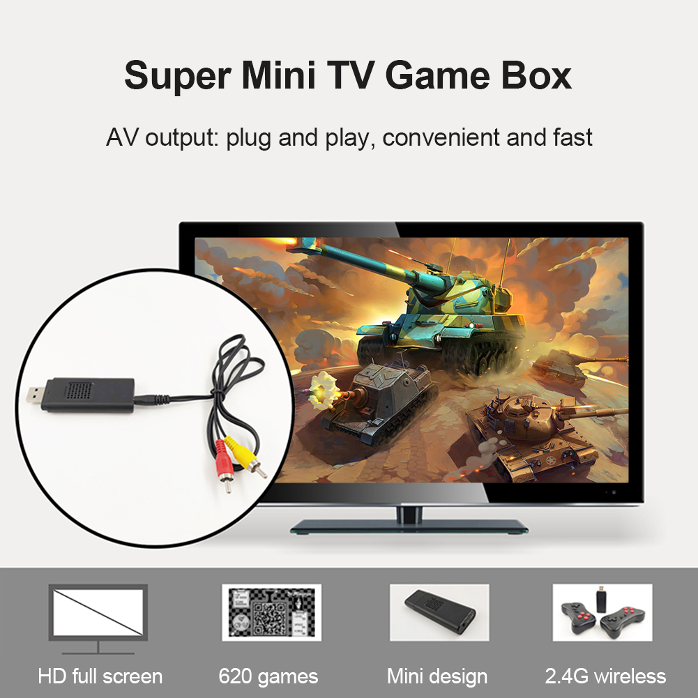Wireless Portable Dual Player 2.4G Controller 8 Bit Handheld TV Video Console USB Joystick Switch-Pro Controller