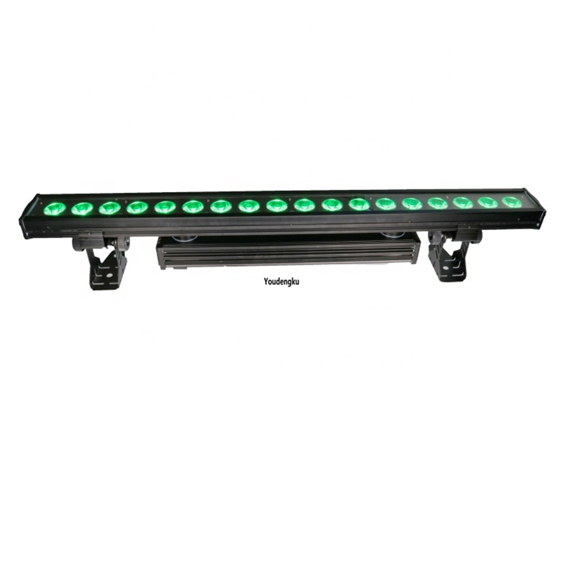 4pcs waterproof led light wall washer 18 x18W RGBWA UV 6 IN 1 Outdoor dmx led wall washer Wireless Stage Wedding Party Events Wash Lights