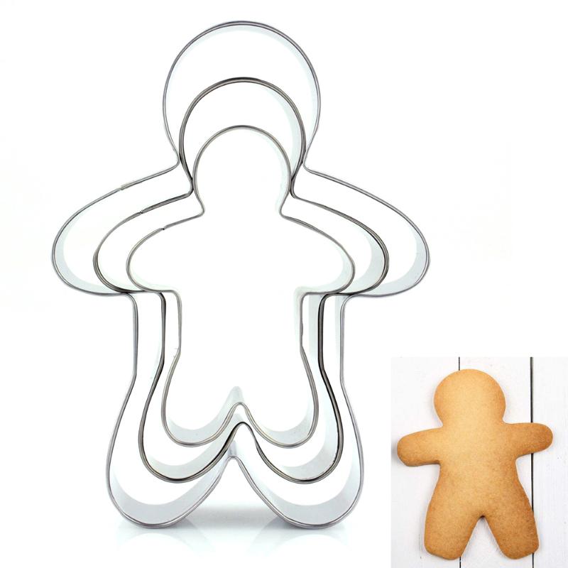 Baking Moulds 3pcs/set Tools Cookie Cutter Gingerbread Man Reusable Biscuit Mold Decorating Holiday Dessert Kitchen Stainless Steel
Baking Moulds 3pcs/set Tools Cookie Cutter Gingerbread Man Reusable Biscuit Mold Decorating Holiday Dessert Kitchen Stainless Steel