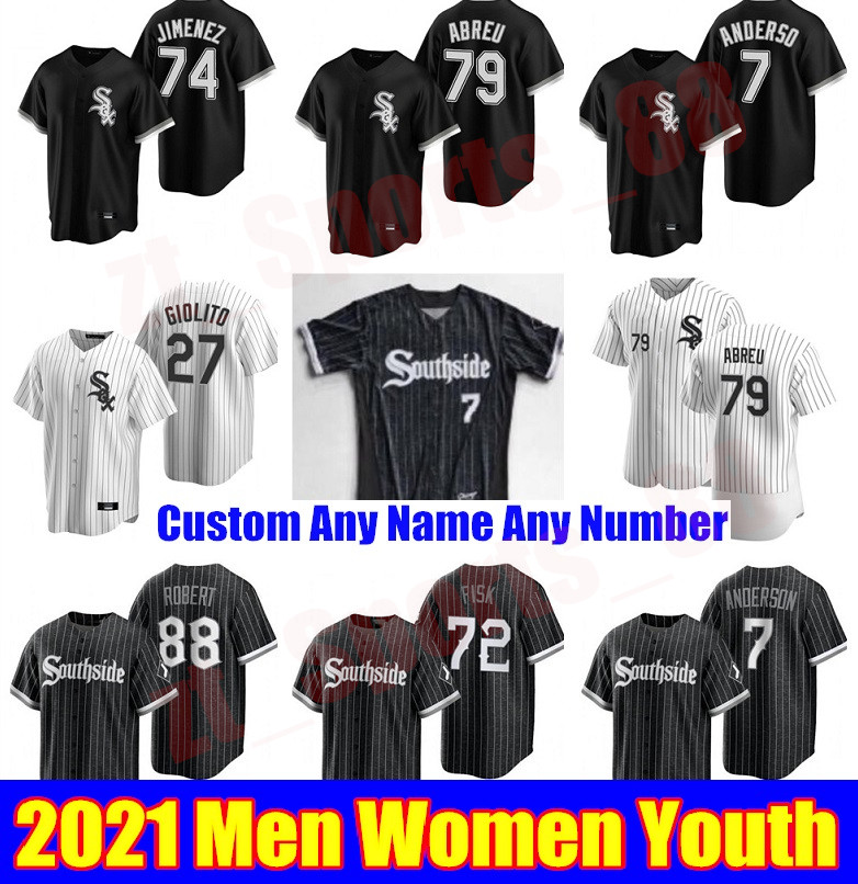 Chicago Tim Anderson White Sox 2021 City Connect Baseball Jerseys Yoan Moncada Jose Abreu Yermin Mercedes Madrigal Eloy Jimenez Men Women kids, Blue;black
Chicago Tim Anderson White Sox 2021 City Connect Baseball Jerseys Yoan Moncada Jose Abreu Yermin Mercedes Madrigal Eloy Jimenez Men Women kids, Blue;black