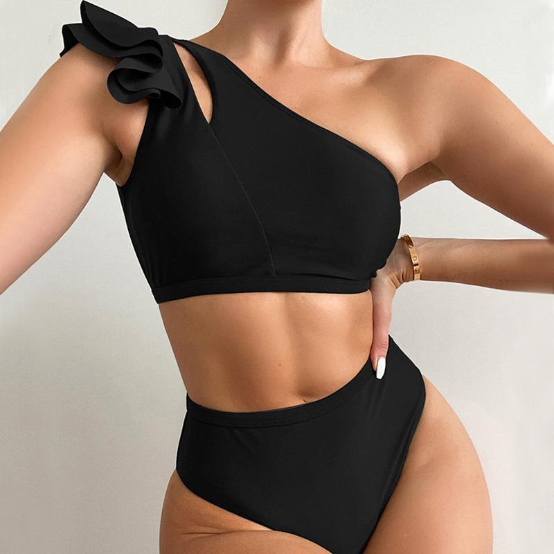 One-Piece Suits Daddy Yan Swimsuit Women Split Type Bathing Suit Single Shoulder Ruffle Edge Bikini Bodysuits Sexy Beachwear Bathers
One-Piece Suits Daddy Yan Swimsuit Women Split Type Bathing Suit Single Shoulder Ruffle Edge Bikini Bodysuits Sexy Beachwear Bathers