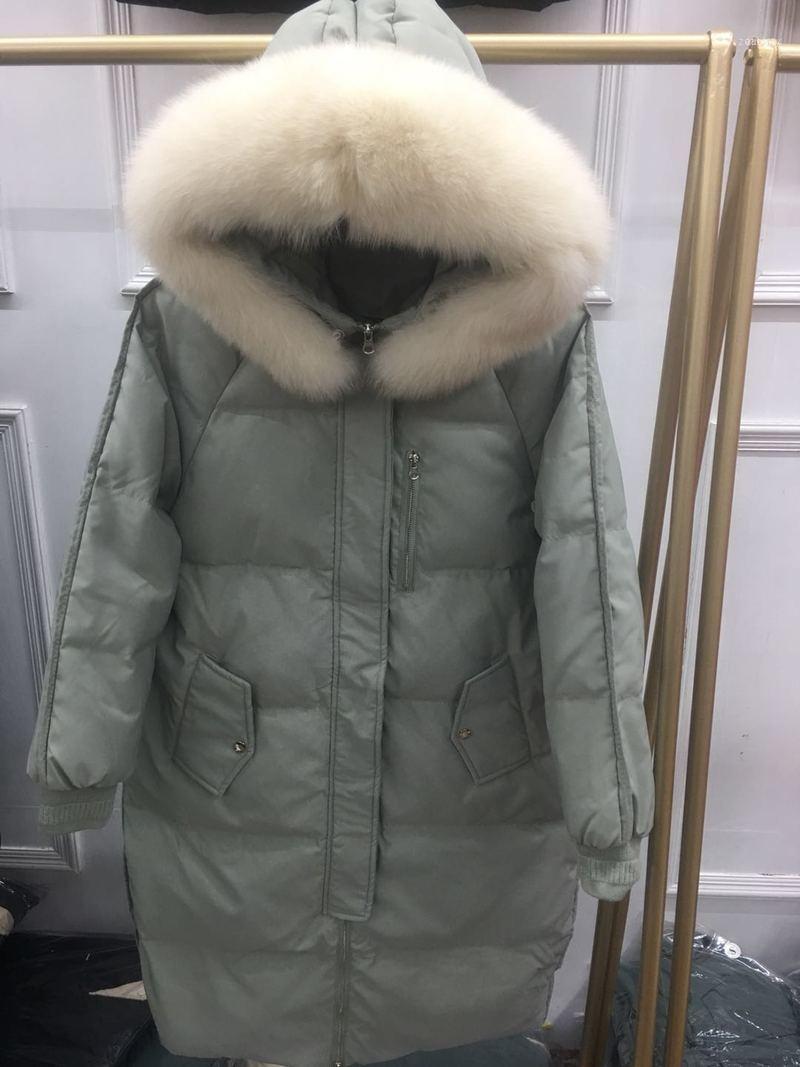 Women's Down & Parkas Winter Duck Jacket Hooded Long Coat Women Fur Collar Puffer Overcoat Piumino Donna KJ32341, Green
Women's Down & Parkas Winter Duck Jacket Hooded Long Coat Women Fur Collar Puffer Overcoat Piumino Donna KJ32341, Green