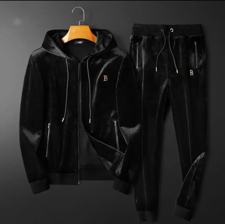 Man Tracksuits 2021 B letter printing Cardigan zipper sweater Women Suits Long-sleeve Hoodies Sweatshirts + Long Pants Casual 2PCS Set, Black
Man Tracksuits 2021 B letter printing Cardigan zipper sweater Women Suits Long-sleeve Hoodies Sweatshirts + Long Pants Casual 2PCS Set, Black