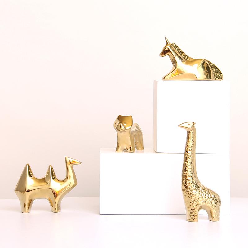Decorative Objects & Figurines NORDIC GOLDEN PLATING CERAMIC CRAFTS ANIMAL ADORNMENT SIMPLE HOME LIVING ROOM DECORATION TV CABINET DESKTOP G
Decorative Objects & Figurines NORDIC GOLDEN PLATING CERAMIC CRAFTS ANIMAL ADORNMENT SIMPLE HOME LIVING ROOM DECORATION TV CABINET DESKTOP G