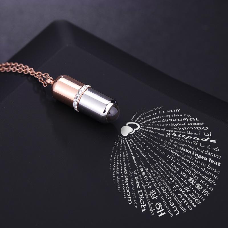 Pendant Necklaces 2021 Fashion Titanium Steel I Love You Necklace Women100 Language Projection Creative Clavicle Chain Holiday Gift
Pendant Necklaces 2021 Fashion Titanium Steel I Love You Necklace Women100 Language Projection Creative Clavicle Chain Holiday Gift