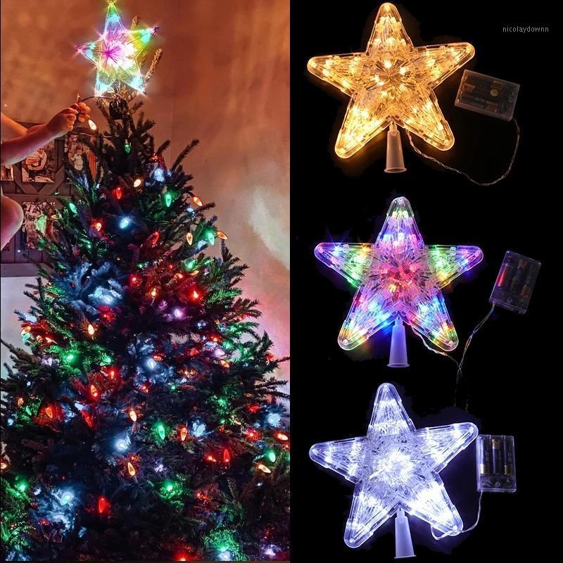 Christmas Decorations 9inch LED Lighted Star Shape Tree Topper Light Up Xmas Top Ornament Navidad Home Decoration
Christmas Decorations 9inch LED Lighted Star Shape Tree Topper Light Up Xmas Top Ornament Navidad Home Decoration