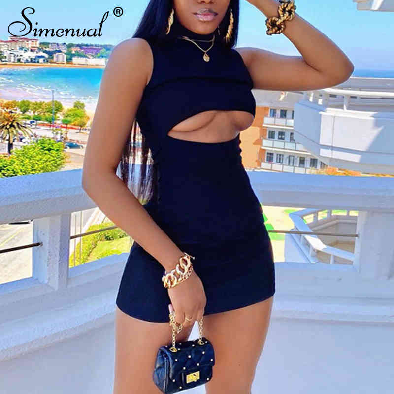 Simenual Sleeveless Ribbed Cut Out Bodycon Dress For Women Sexy Baddie Clothes Night Club Turtleneck Party Mini Summer Dresses, White
Simenual Sleeveless Ribbed Cut Out Bodycon Dress For Women Sexy Baddie Clothes Night Club Turtleneck Party Mini Summer Dresses, White
