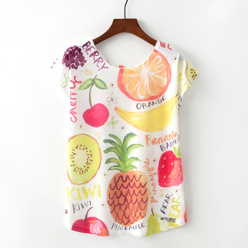 New Fashion Vintage Spring Summer T Shirt Women Tops Print T-shirt Animal Dog Printed White Woman Clothes graphic tees femme 210406
