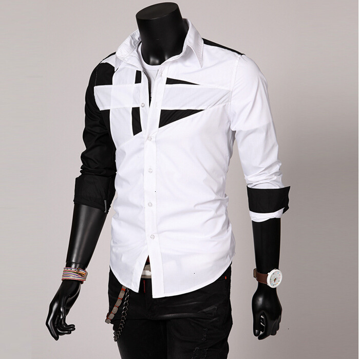 Mens Casual Shirt Men Fashion Personality Splitting Long Sleeve New Fashion with 5 Colors Asian Size, White;black
Mens Casual Shirt Men Fashion Personality Splitting Long Sleeve New Fashion with 5 Colors Asian Size, White;black