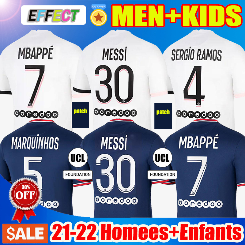Maillots de Foot MESSI Soccer Jerseys HAKIMI SERGIO RAMOS 21 22 MBAPPE KEAN Fourth MARQUINHOS VERRATTI Football Shirts Thai 2021 2022 Men Kids Women enfants Kits, 21-22 home with ligue1
Maillots de Foot MESSI Soccer Jerseys HAKIMI SERGIO RAMOS 21 22 MBAPPE KEAN Fourth MARQUINHOS VERRATTI Football Shirts Thai 2021 2022 Men Kids Women enfants Kits, 21-22 home with ligue1