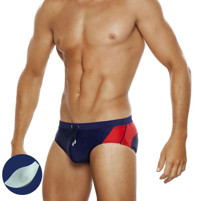 Summer Men039s Swimming Trunks Sexy Push Pad Swimsuit Men Beach Surf Vacation Shorts Swimwear