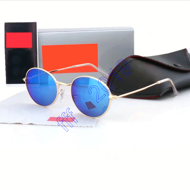 2021 Classic Design Brand Round oval Sunglasses UV400 Eyewear Metal Gold Frame Glasses Men Women Mirror glass Lens Sunglass with box
2021 Classic Design Brand Round oval Sunglasses UV400 Eyewear Metal Gold Frame Glasses Men Women Mirror glass Lens Sunglass with box