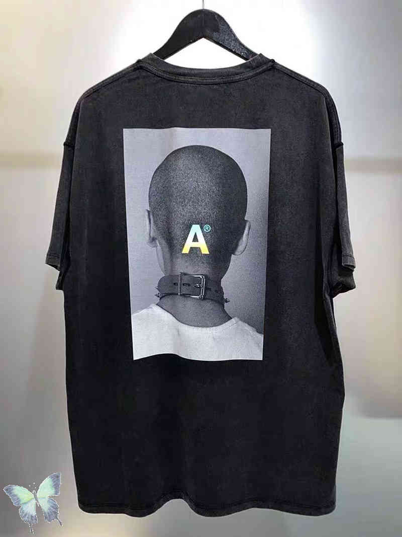 Oversized Streetwear Arnodefrance T-shirt Heavy Top Quality Laser Reflective Men Women T Shirt 210420