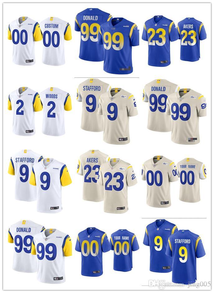 Mens Womens Youth LosAngelesRams9 Matthew Stafford 23 Cam Akers 2 Robert Woods 99 Aaron Donald custom blue Football Jersey, Black;red
Mens Womens Youth LosAngelesRams9 Matthew Stafford 23 Cam Akers 2 Robert Woods 99 Aaron Donald custom blue Football Jersey, Black;red