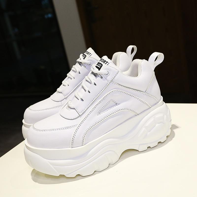 Dress Shoes Fashion Platform White Sports Women's2021Autumn Luxury Round Head Comfortable Soft Lightweight Lace-up Casual, Black
Dress Shoes Fashion Platform White Sports Women's2021Autumn Luxury Round Head Comfortable Soft Lightweight Lace-up Casual, Black