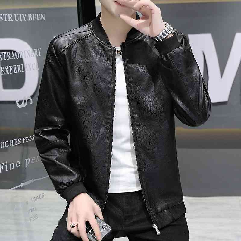 8xl men's spring and autumn loose large youth leather jacket men's Korean fashion slim fit baseball collar jacket, Gray
8xl men's spring and autumn loose large youth leather jacket men's Korean fashion slim fit baseball collar jacket, Gray