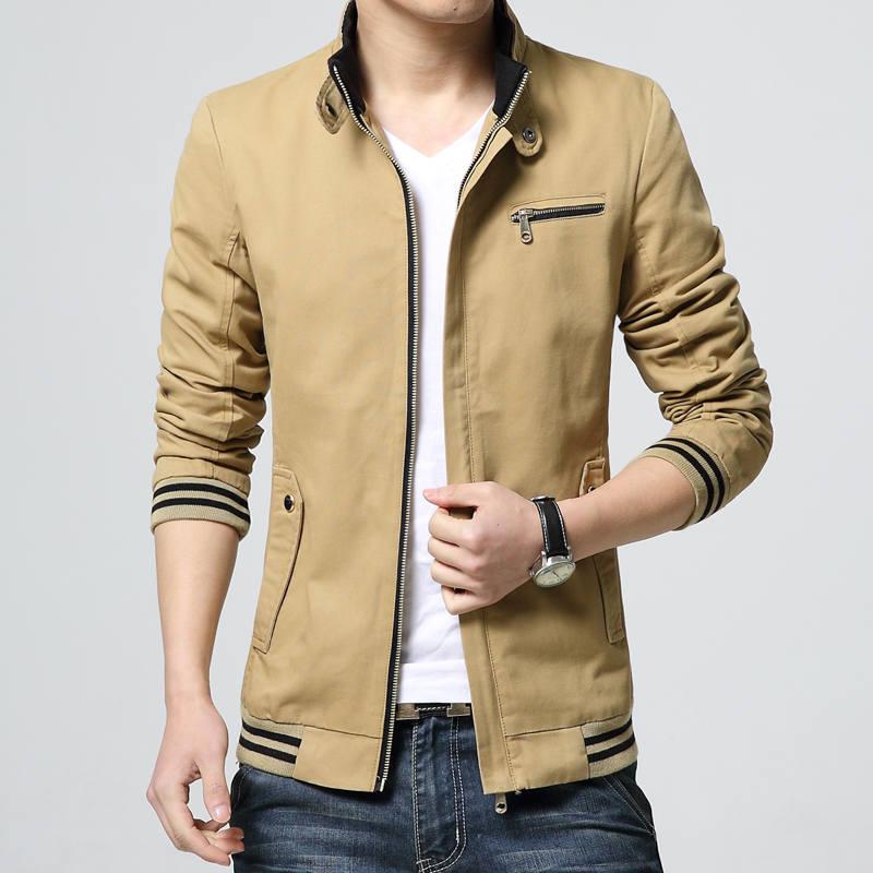 Men's Jackets Nice Brand Men Spring Autumn Casual Jacket Slim Fit Cottoon And Coat Mens Stander Collar Veste Homme, Mi bai se
Men's Jackets Nice Brand Men Spring Autumn Casual Jacket Slim Fit Cottoon And Coat Mens Stander Collar Veste Homme, Mi bai se