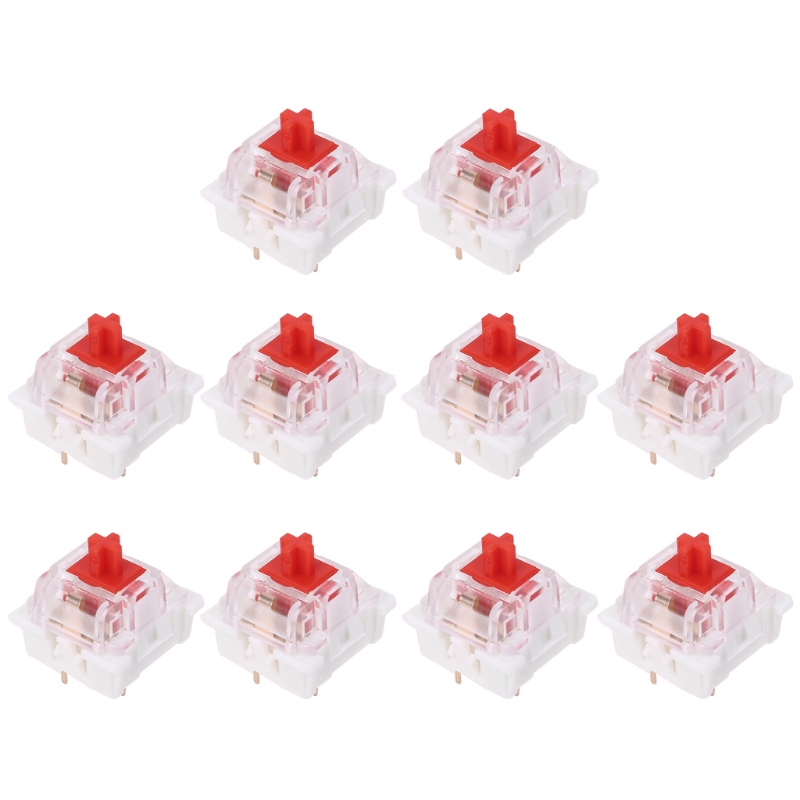 Outemu 3Pin Switches black red brown blue SMD LED Switch for Mechanical Keyboard replacement for Cherry MX Gateron DIY