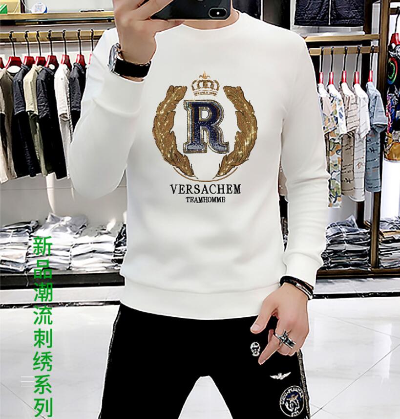 Mens Designer Classic Letter Printed Sweatshirt Men Women Fashion Simple Casual Pullover Hoodie High Street Crewneck Sweater Long Sleeve, W3
Mens Designer Classic Letter Printed Sweatshirt Men Women Fashion Simple Casual Pullover Hoodie High Street Crewneck Sweater Long Sleeve, W3