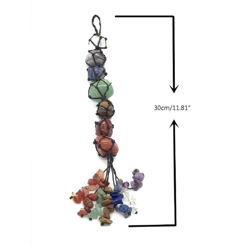 Interior Decorations R3MD Lucky Chakra Hanging Ornament Healing Stones For Prosperous Business Solicit Wealth Bring In Treasure Car Goods
Interior Decorations R3MD Lucky Chakra Hanging Ornament Healing Stones For Prosperous Business Solicit Wealth Bring In Treasure Car Goods