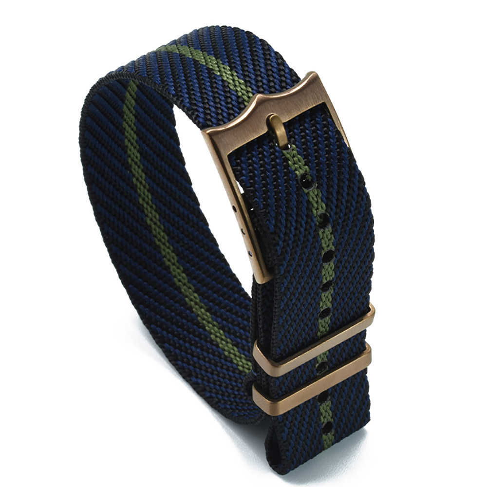 Premium Nato Strap 20mm 22mm Nylon Replacement Bracelet Watch Strap Adjustable Nylon Watch Band Single Pass Style for Tudor H09156