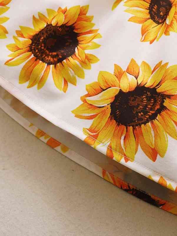Baby Girl Sunflower Combo A-line Dress SHE