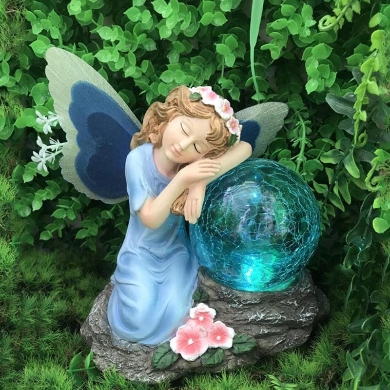 Solar Lamps Flower Fairy Statue Light Ornament Outdoor CourtSolar Garden Waterproof Lighting Sculpture Micro Landscape Decor
Solar Lamps Flower Fairy Statue Light Ornament Outdoor CourtSolar Garden Waterproof Lighting Sculpture Micro Landscape Decor