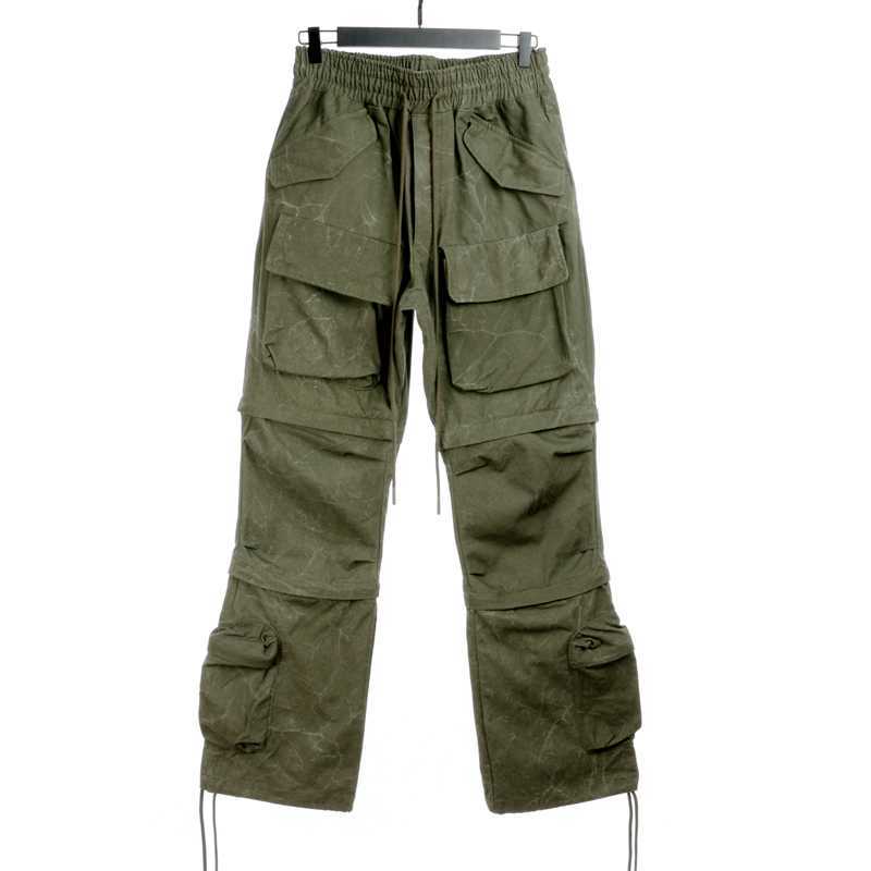 Men's Pants Readymade washes used military cloth, Multi Pocket tactical function tooling, detachable pants, midpants and shorts, Army green
Men's Pants Readymade washes used military cloth, Multi Pocket tactical function tooling, detachable pants, midpants and shorts, Army green