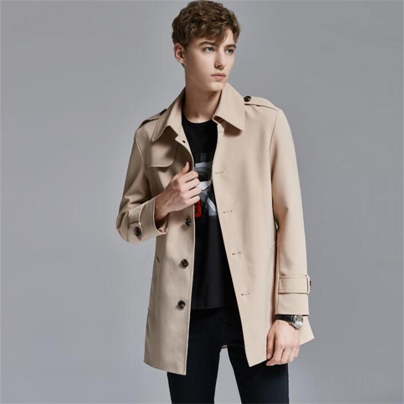 Men' Trench Coats Classic Mens Abrigos De Hombre Man Single-breasted Clothes Kaban Slim Fit Overcoat Long Sleeve Designer Khaki, Black
Men' Trench Coats Classic Mens Abrigos De Hombre Man Single-breasted Clothes Kaban Slim Fit Overcoat Long Sleeve Designer Khaki, Black