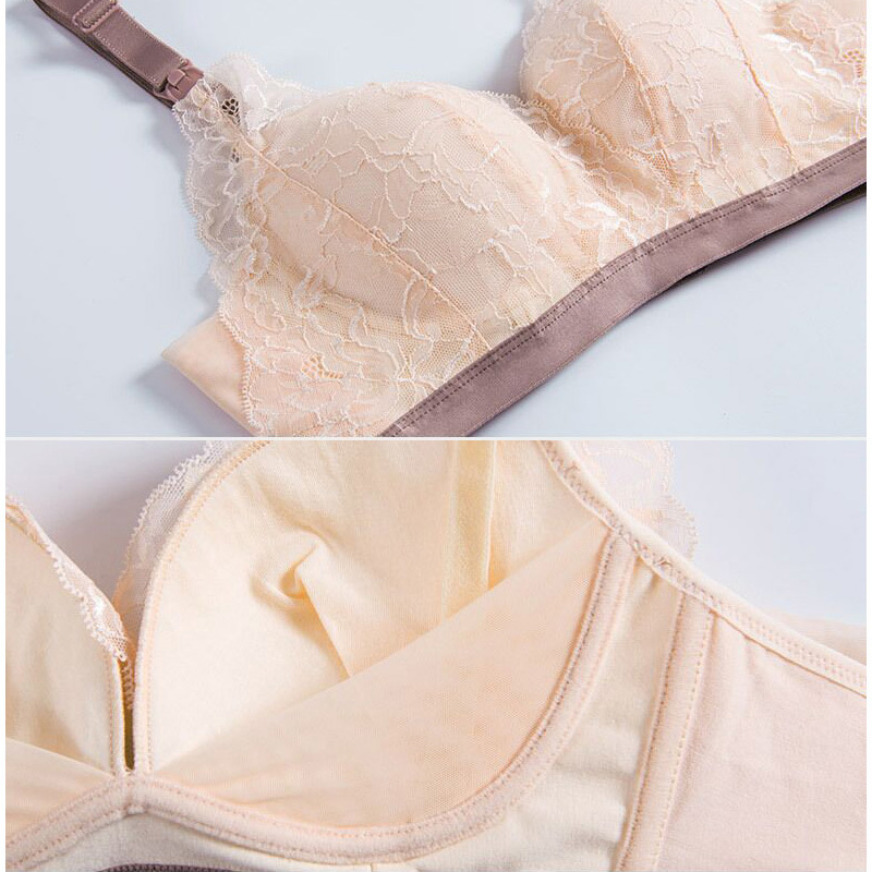 nursery bra breastfeeding maternity nursing for pregnant women pregnancy plus size wireless lace sexy feeding cotton 220217