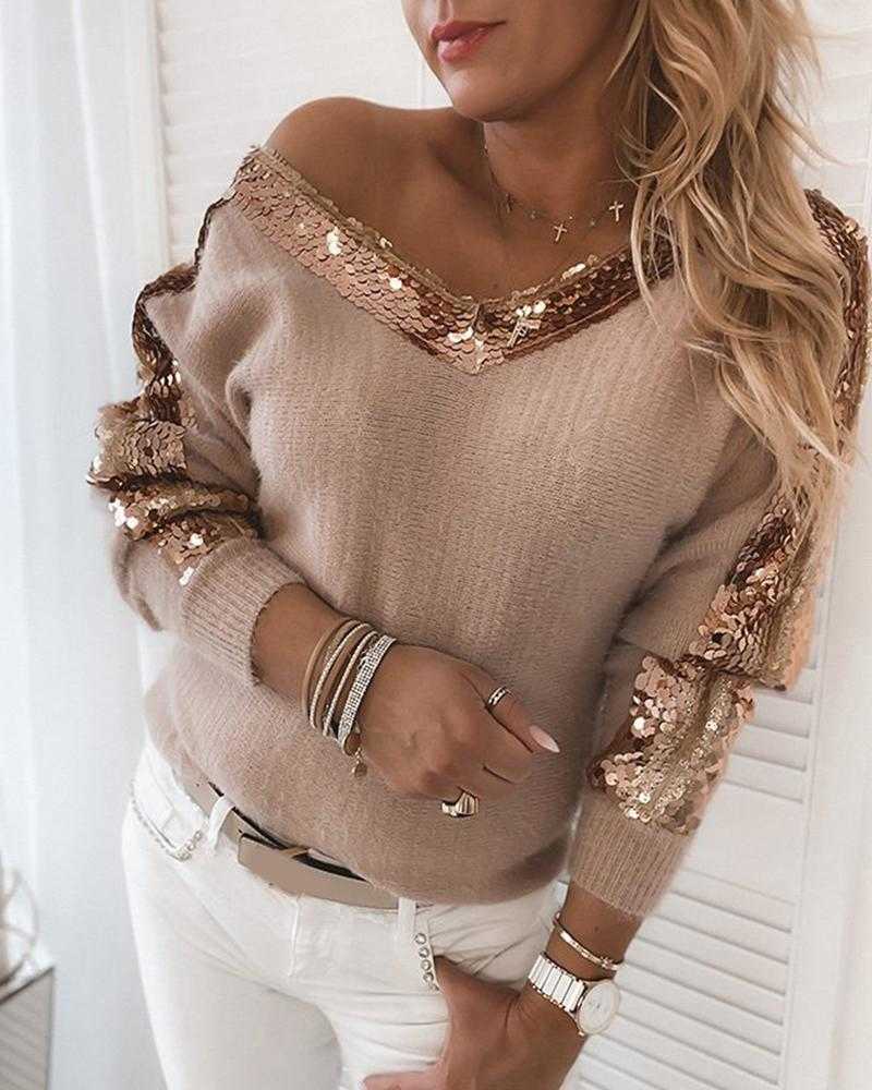 Women Fashion Casual Long Sleeve Pullovers Top Plus Size 4XL 5XL Autumn Fashion Female Brief Cozy Oversize V-neck Knit Sweater 210716