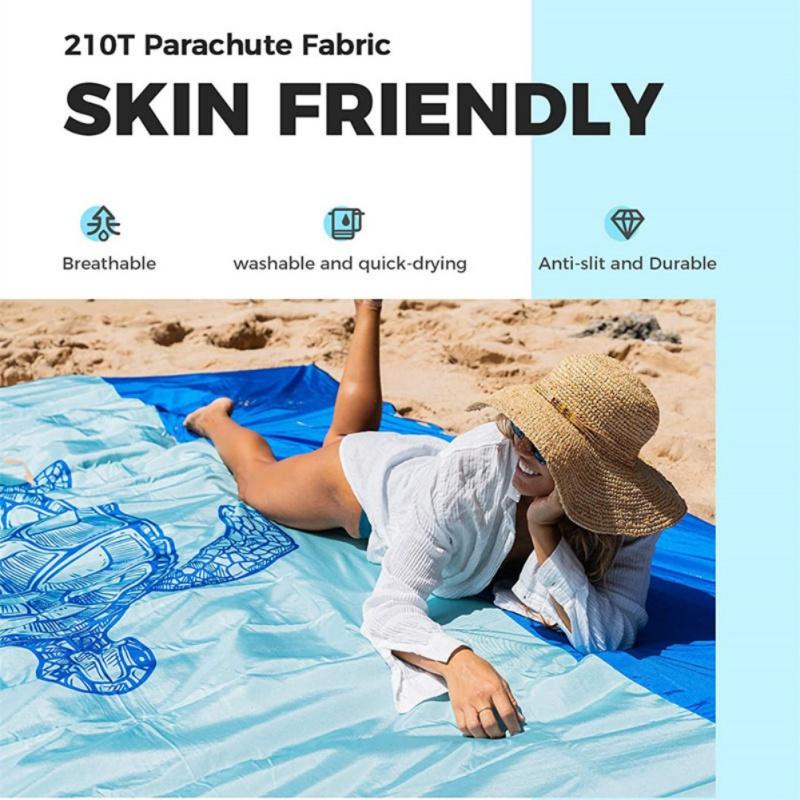 Outdoor Pads Sandproof Beach Blanket Waterproof Picnic Sand Free Travel Camping Hiking Mat 210x200cm
Outdoor Pads Sandproof Beach Blanket Waterproof Picnic Sand Free Travel Camping Hiking Mat 210x200cm