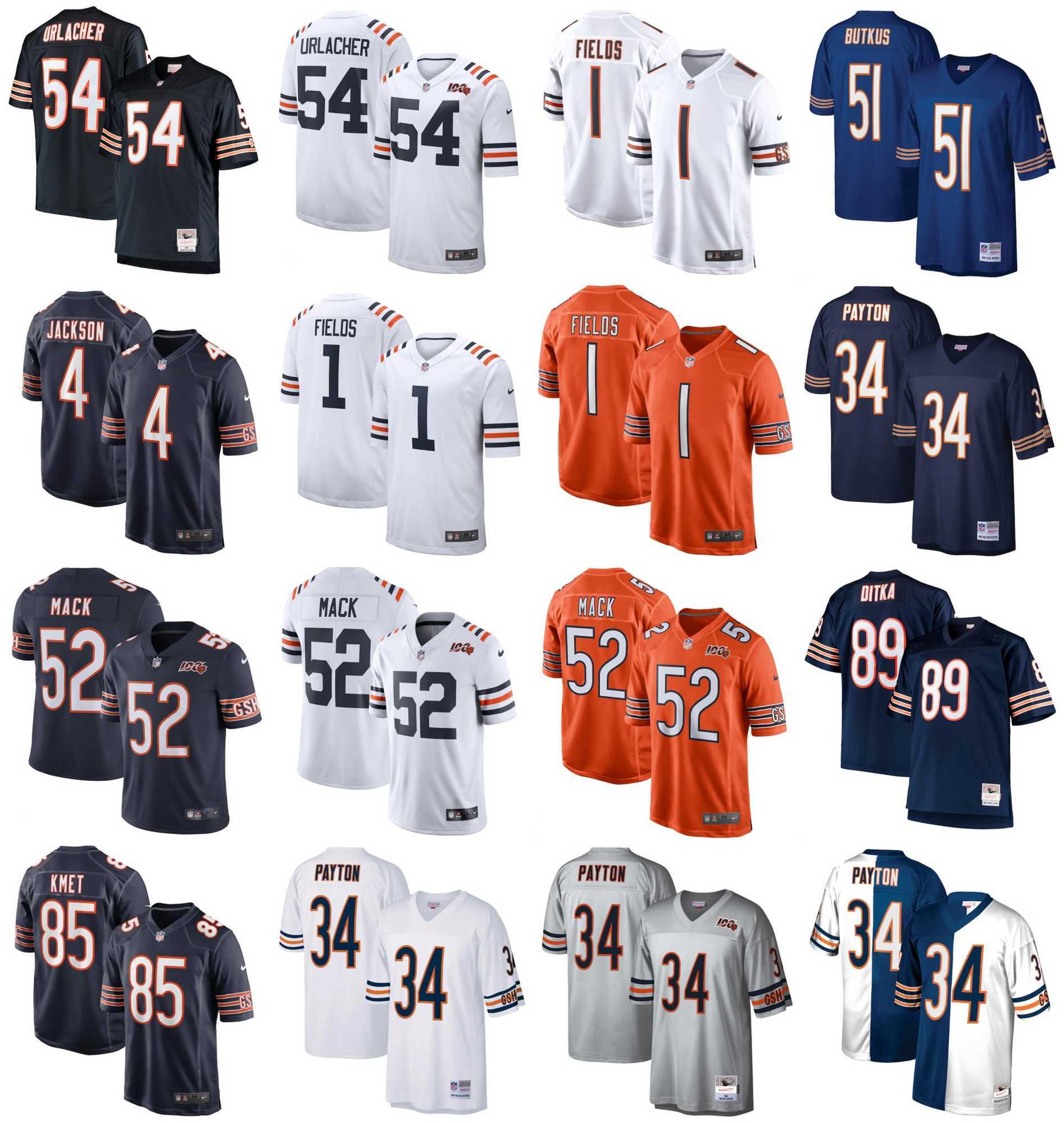 2021 American Football Jerseys Chicago Bears Jersey Justin 1 Fields Brian 54 Urlacher Cole 85 Kmet Dick 51 Butkus Eddie 4 Jackson Khalil 52 Mack Stitched Size S, Mack white
2021 American Football Jerseys Chicago Bears Jersey Justin 1 Fields Brian 54 Urlacher Cole 85 Kmet Dick 51 Butkus Eddie 4 Jackson Khalil 52 Mack Stitched Size S, Mack white