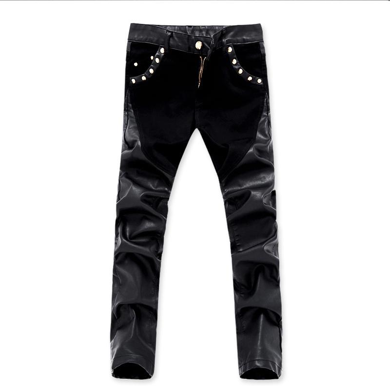 Men's Jeans Arrivals Casual Men Slim Fit Leather Pants Skinny Denim Trousers 36, Black asian size
Men's Jeans Arrivals Casual Men Slim Fit Leather Pants Skinny Denim Trousers 36, Black asian size