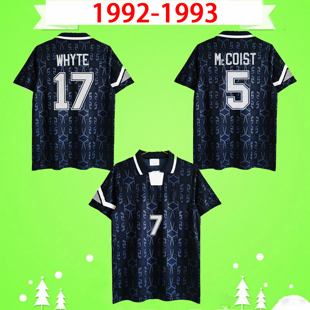 1992 1993 Scotland Retro soccer jersey 92 93 classic football shirt vintage home blue WHYTE McCOIST McMLAIR BOWMAN KANCHELSKIS DOBROVOLSKI S-2XL top quality
1992 1993 Scotland Retro soccer jersey 92 93 classic football shirt vintage home blue WHYTE McCOIST McMLAIR BOWMAN KANCHELSKIS DOBROVOLSKI S-2XL top quality