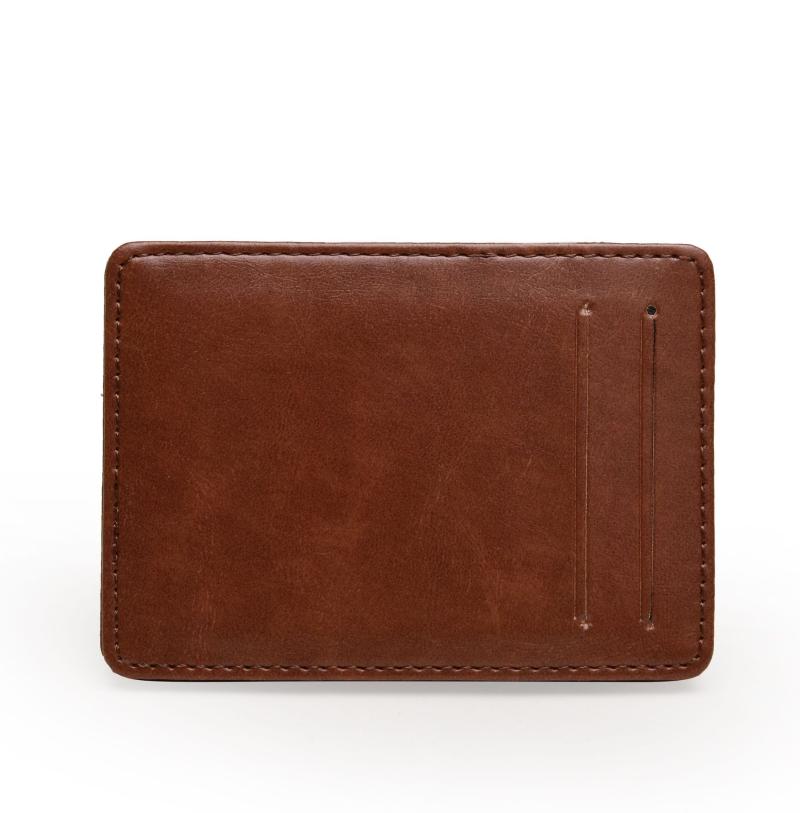 Free Shipping Compact Solid Color PU Leather Pouch Men - Thin Wallet Featuring An Elastic Band For Easy Carry Designer Bag Luxury Bag Tote Bag