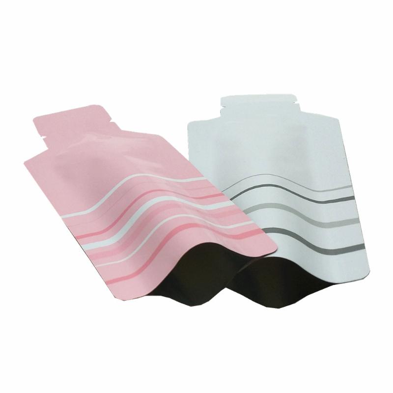 100Pcs/lot Colorful Bottles Open Top Aluminum Foil Heat Seal Package Bags Beverage Packaging Juice Drink Jelly Packing Bag Storage