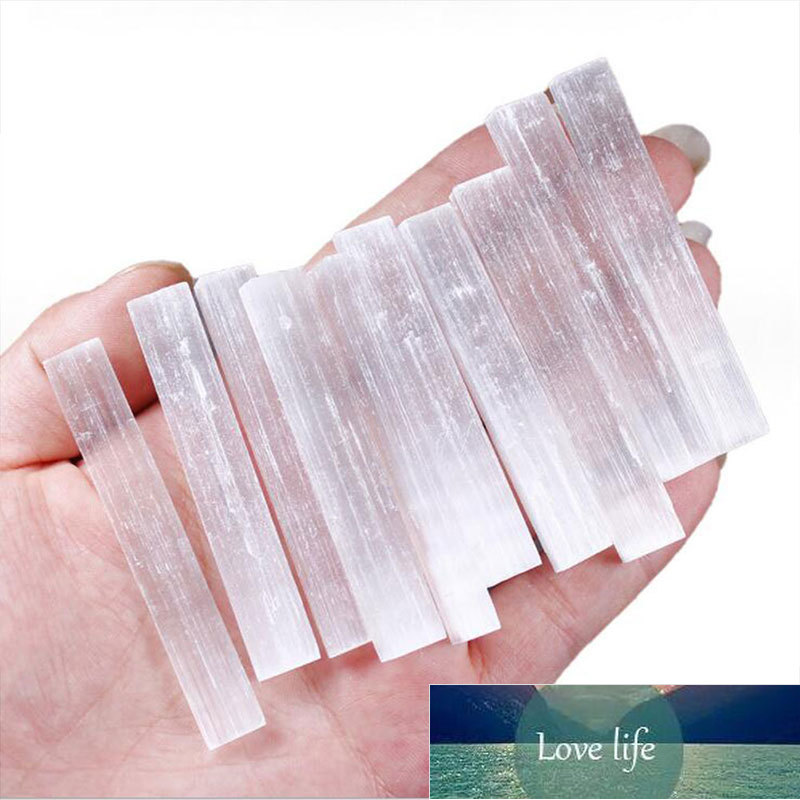 10pcs Natural White Selenite Crystal Stick Chips Gypsum Quartz Rough Minerals Specimen Point Healing Stone9534408