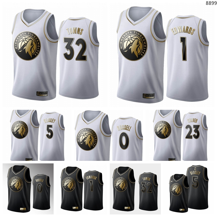 MinnesotaTimberwolvesMen Karl-Anthony Towns Anthony Edwards DAngelo Russell Malik Beasley James Johnson Black White Golden Edition Basketball Jerseys
MinnesotaTimberwolvesMen Karl-Anthony Towns Anthony Edwards DAngelo Russell Malik Beasley James Johnson Black White Golden Edition Basketball Jerseys