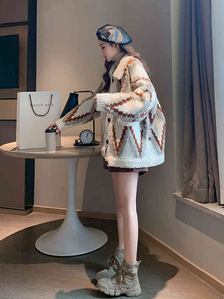 Women's Sweaters sweater with fleece wool, lazy-style spring baggy coat and heart-knit autumn outdoor Korean style 5A9T, 1# shoe box
Women's Sweaters sweater with fleece wool, lazy-style spring baggy coat and heart-knit autumn outdoor Korean style 5A9T, 1# shoe box