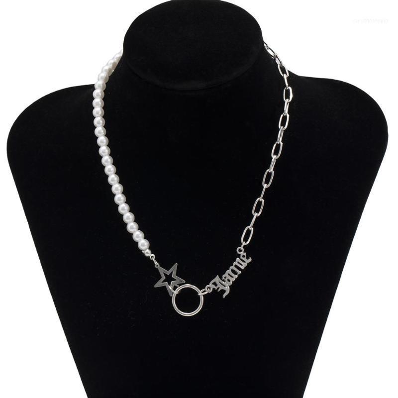 Pearl Chains Necklace For Women Punk Star Letter Men Pedant Couples Neck Jewelry Drop1
Pearl Chains Necklace For Women Punk Star Letter Men Pedant Couples Neck Jewelry Drop1